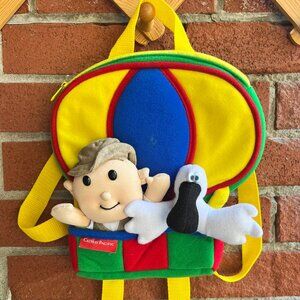 Vintage Mini Cathay Pacific Colour-block Primary Colours Toddler Backpack